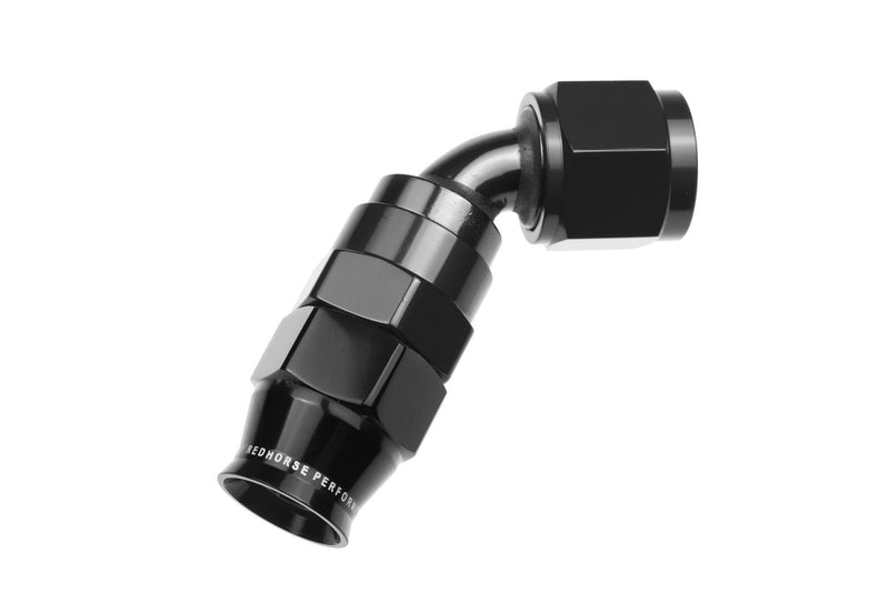 Redhorse Performance 1260-04-2 -04 AN 60 Degree PTFE reusable Hose End - Black