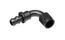 Redhorse Performance 2090-06-2 -06 90 degree AN/JIC hose end push lock - black