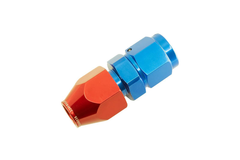 Redhorse Performance 3000-08-08-1 -08 to 1/2" hard line female aluminum hose end - red&blue