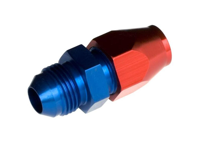 Redhorse Performance 3100-08-08-1 -08 to 1/2" hard line AN aluminum hose end - red&blue
