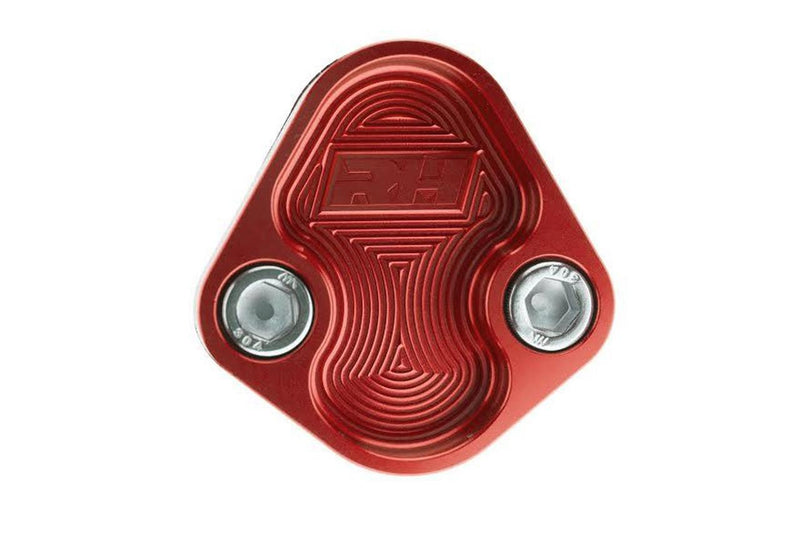 Redhorse Performance 4810-440-3 Aluminum Block-Off Plate for All Chrysler V8 ENGINE - Red