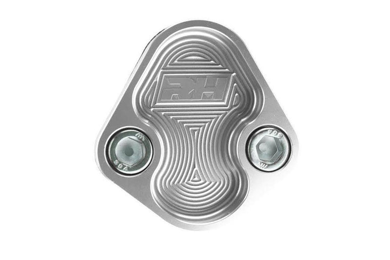 Redhorse Performance 4810-454-5 Aluminum Block-Off Plate for BBC ENGINE - Clear