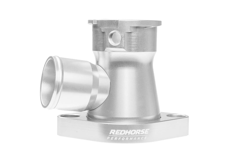 Redhorse Performance 4910-383-24-5 1.50" hose Aluminum Filler Neck for all v8 Chevy - Clear