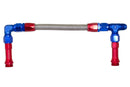 Redhorse Performance 5500-08-1 -08X 7/8-20 Dual Inlet to fit Holley-4500 (center to center 11.35”) - Red/Blue