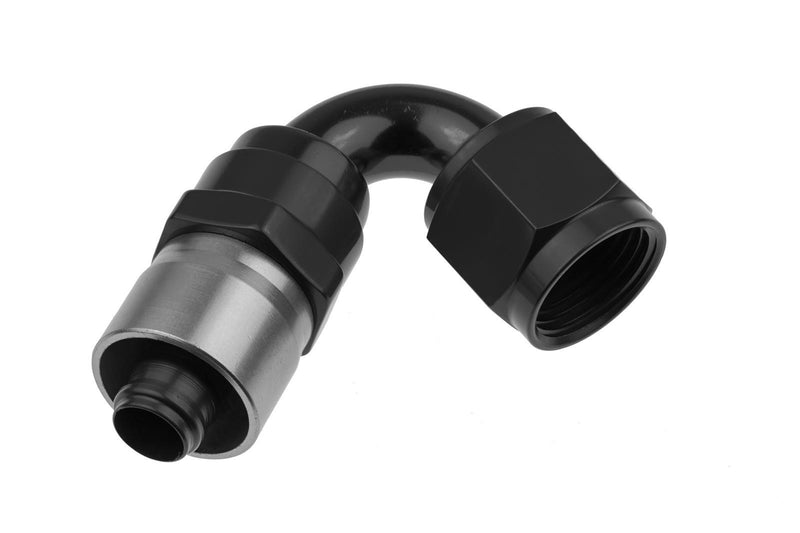 Redhorse Performance 7120-08-2 Crimp Style Hose End (Black), 1 Pack