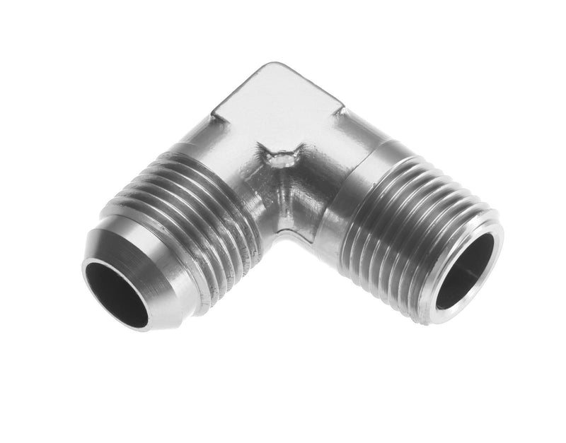 Redhorse Performance 822-08-12-5 -08 90 degree male adapter to -12 (3/4") NPT male - clear