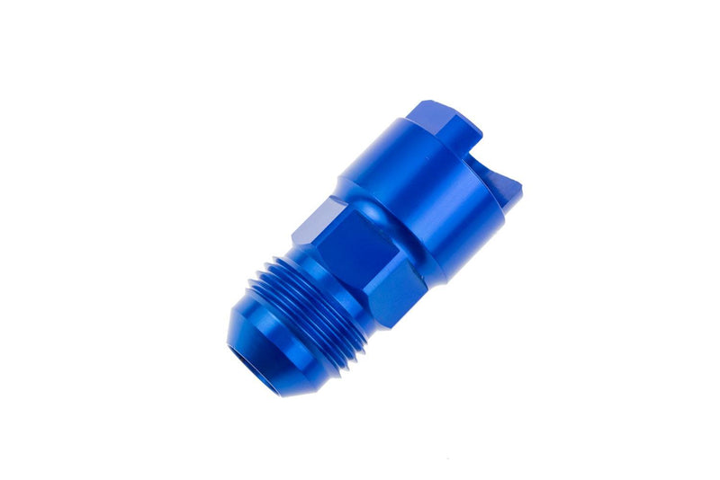 Redhorse Performance 881-06-06-1 EFI Fitting -06 AN Male to 3/8" SAE Quick-disconnect Female -blue