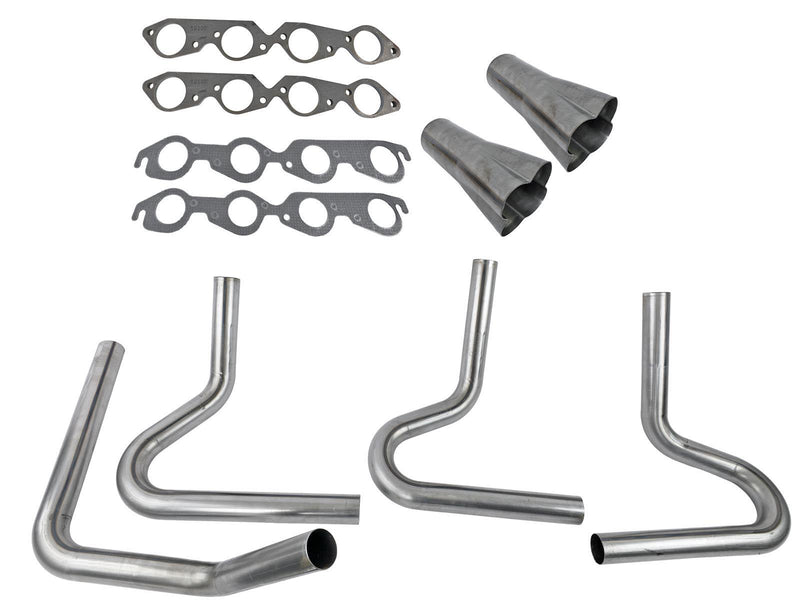 Hedman Husler 65675 Dyno Hedder Weld-Up Kit, Chevy Big Block 2-1/4"