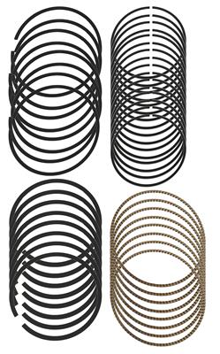 Hastings Piston Rings 2M4626 Piston Rings Premium Ductile Ring Sets Plasma-moly