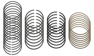Hastings Piston Rings 2M5523030 Piston Rings Premium Ductile Ring Sets 0.030 in.