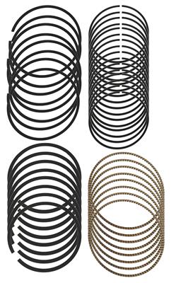 Hastings Piston Rings 2M661 Piston Rings Plasma-moly 4.125 in. Bore 5/64 in. 5/6