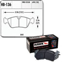 Hawk Performance Blue 9012 Racing Brake Pads HB136E.690