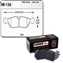 Hawk Performance Blue 9012 Racing Brake Pads HB136E.690