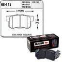 Hawk Performance Blue 9012 Racing Brake Pads HB145E.570