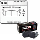 Hawk Performance Blue 9012 Racing Brake Pads HB157E.484