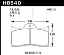 Hawk Performance HPS 5.0 Brake Pads HB540B.490