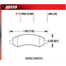Hawk Performance HPS Brake Pads HB559F.695
