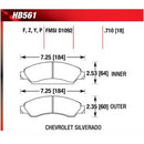 Hawk Performance LTS Brake Pads HB561Y.710