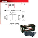 Hawk Performance Blue 9012 Racing Brake Pads HB580E.627