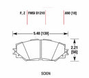 Hawk Performance Ceramic Brake Pads HB627Z.690