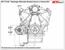 ICT Billet Alternator Brackets 551177LS0-2