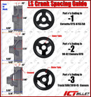 ICT Billet Idler and Tensioner Brackets 551189-LS01