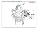 ICT Billet Power Steering Brackets 551321-LS01-3