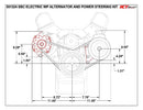 ICT Billet Power Steering Brackets 551360