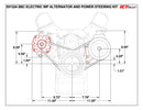 ICT Billet Power Steering Brackets 551360
