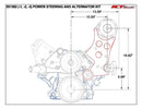 ICT Billet Alternator/Power Steering Bracket Kits 551362-3