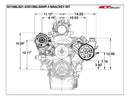 ICT Billet Alternator/Power Steering Bracket Kits 551396LS0WP-3