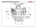 ICT Billet Alternator/Power Steering Bracket Kits 551498LS0-3