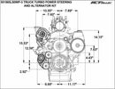 ICT Billet Alternator/Power Steering Bracket Kits 551565LS0WP-3