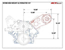 ICT Billet Alternator Brackets 551566-2