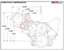 ICT Billet Air Conditioning Compressor Brackets 551585X-1