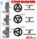ICT Billet Alternator Brackets 551587-LS01-3