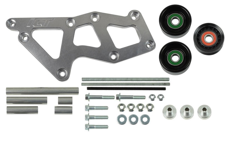 ICT Billet Idler Pulley Relocation Brackets 551790