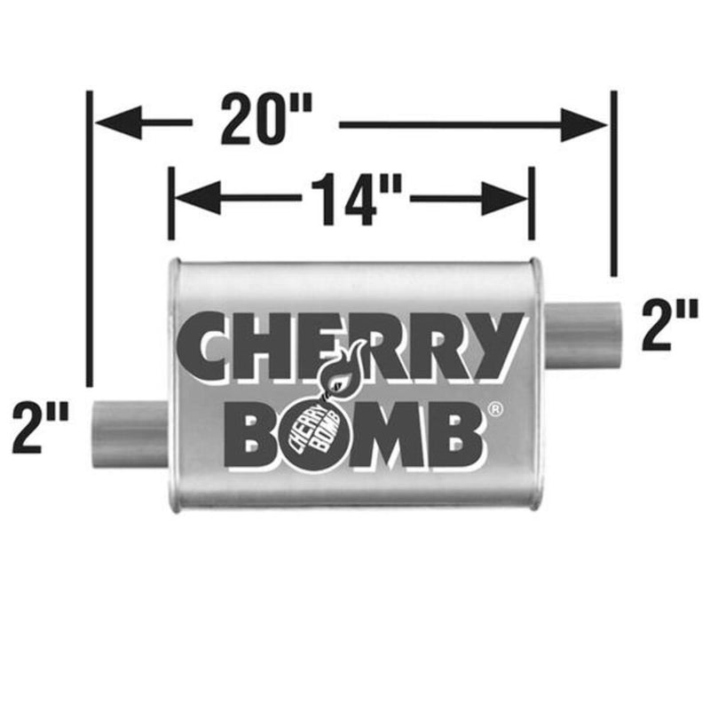 Cherry Bomb Turbo Mufflers 16813CB