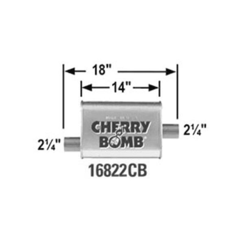 Cherry Bomb Turbo Mufflers 16822CB