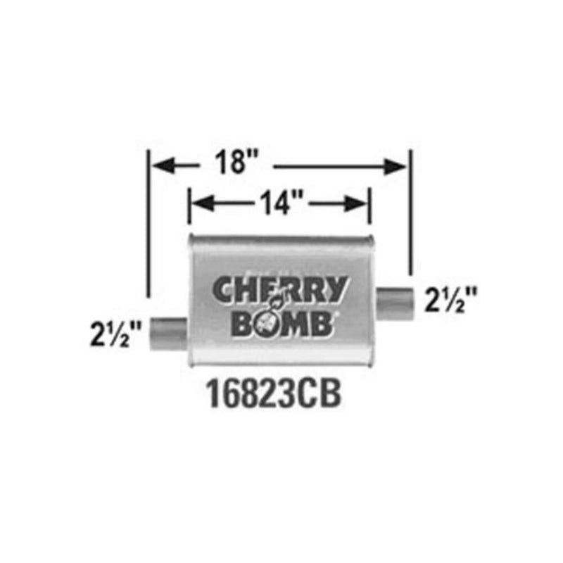 Cherry Bomb Turbo Mufflers 16823CB