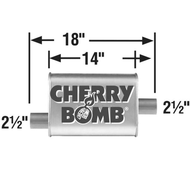 Cherry Bomb Turbo Mufflers 16832CB
