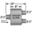 Cherry Bomb Extreme Mufflers 7425CB