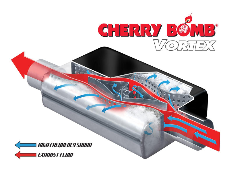Cherry Bomb Vortex Mufflers 88111CB