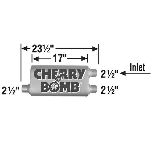 Cherry Bomb Vortex Mufflers 88111CB