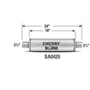 Cherry Bomb Salute Mufflers SA0425