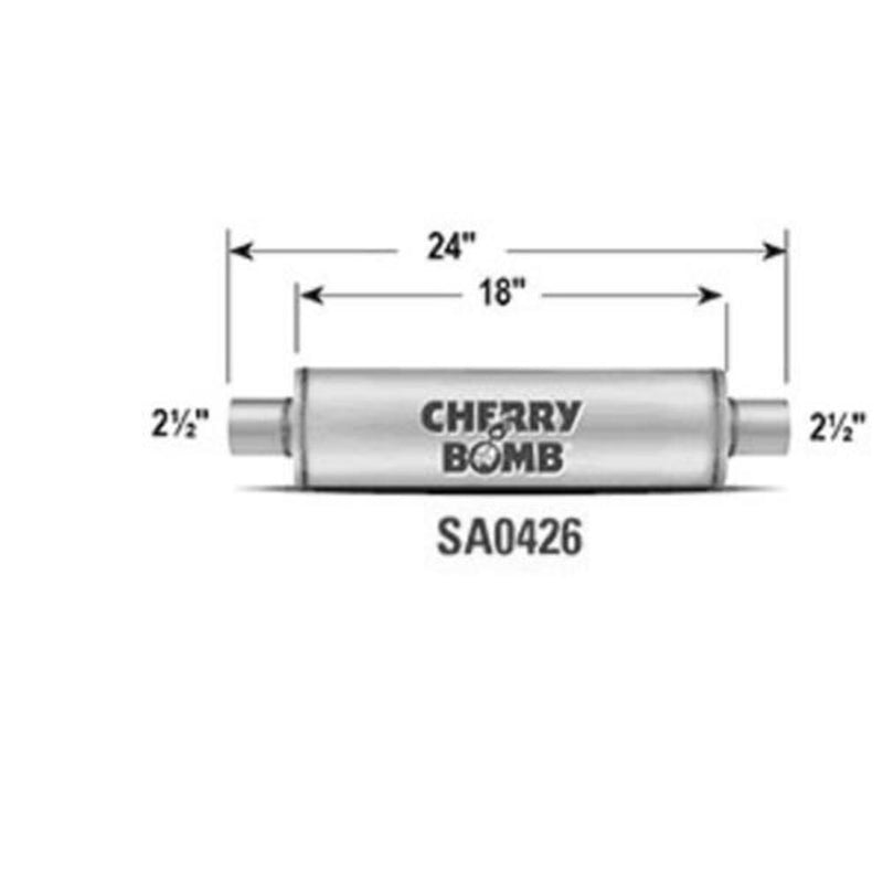 Cherry Bomb Salute Mufflers SA0426