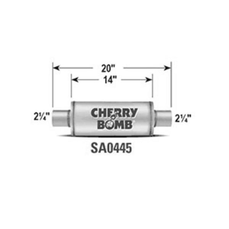 Cherry Bomb Salute Mufflers SA0445