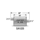 Cherry Bomb Salute Mufflers SA1225