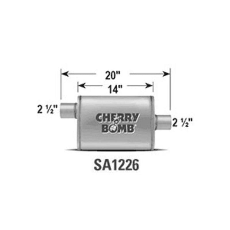 Cherry Bomb Salute Mufflers SA1226