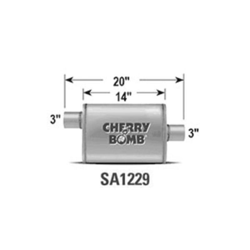 Cherry Bomb Salute Mufflers SA1229